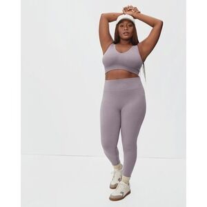 Everlane The Perform 7/8 Legging Lilac Seamless High Waist Athleisure Size M/L